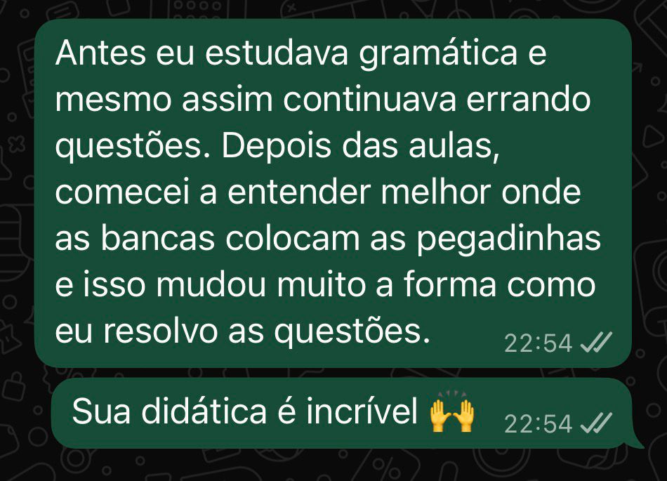 Depoimento real de aluno 3