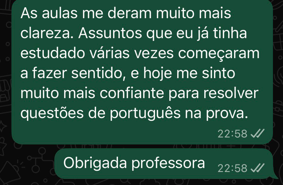 Depoimento real de aluno 1
